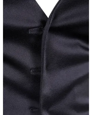 Ann Demeulemeester Mary サテンベスト - サムネイル3