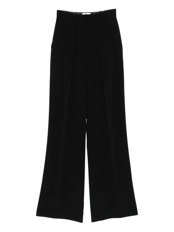 Elisabetta Franchi Elisabetta Franchi pleated wide-leg trousers - Blackの商品画像