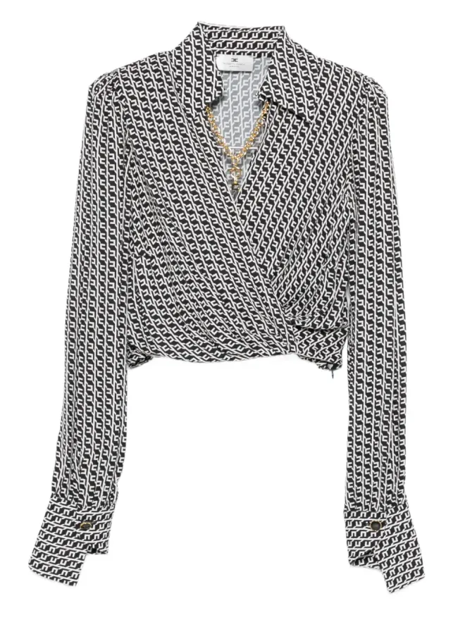 Elisabetta Franchi Elisabetta Franchi 幾何学柄プリント ラップトップの商品画像