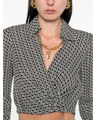 Elisabetta Franchi 幾何学柄プリント ラップトップ - サムネイル5