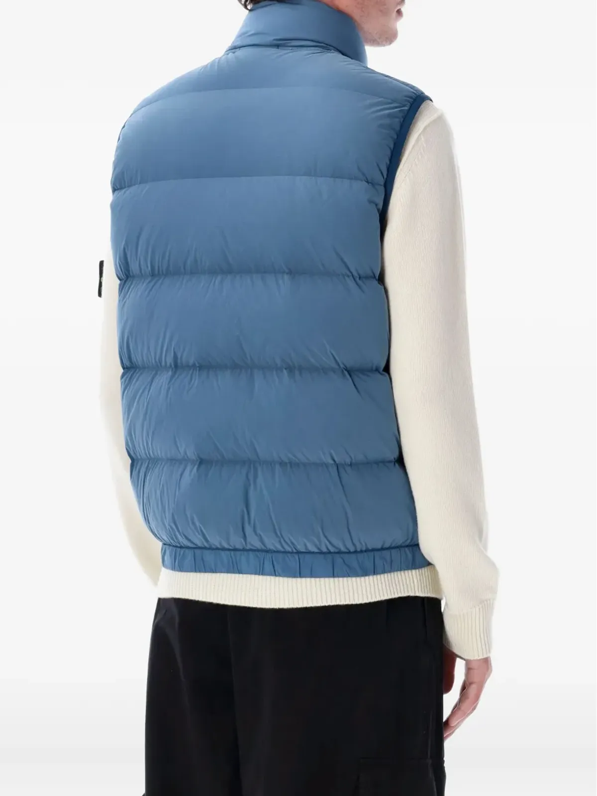 Stone Island ジレ（キルティッド ロゴパッチ） - 画像2