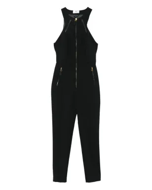 Elisabetta Franchi ジップフロントホルターネックジャンプスーツ - サムネイル1