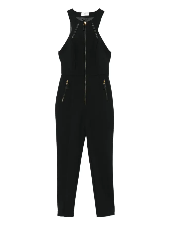 Elisabetta Franchi Elisabetta Franchi ジップフロントホルターネックジャンプスーツの商品画像