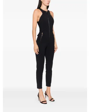 Elisabetta Franchi ジップフロントホルターネックジャンプスーツ - サムネイル3