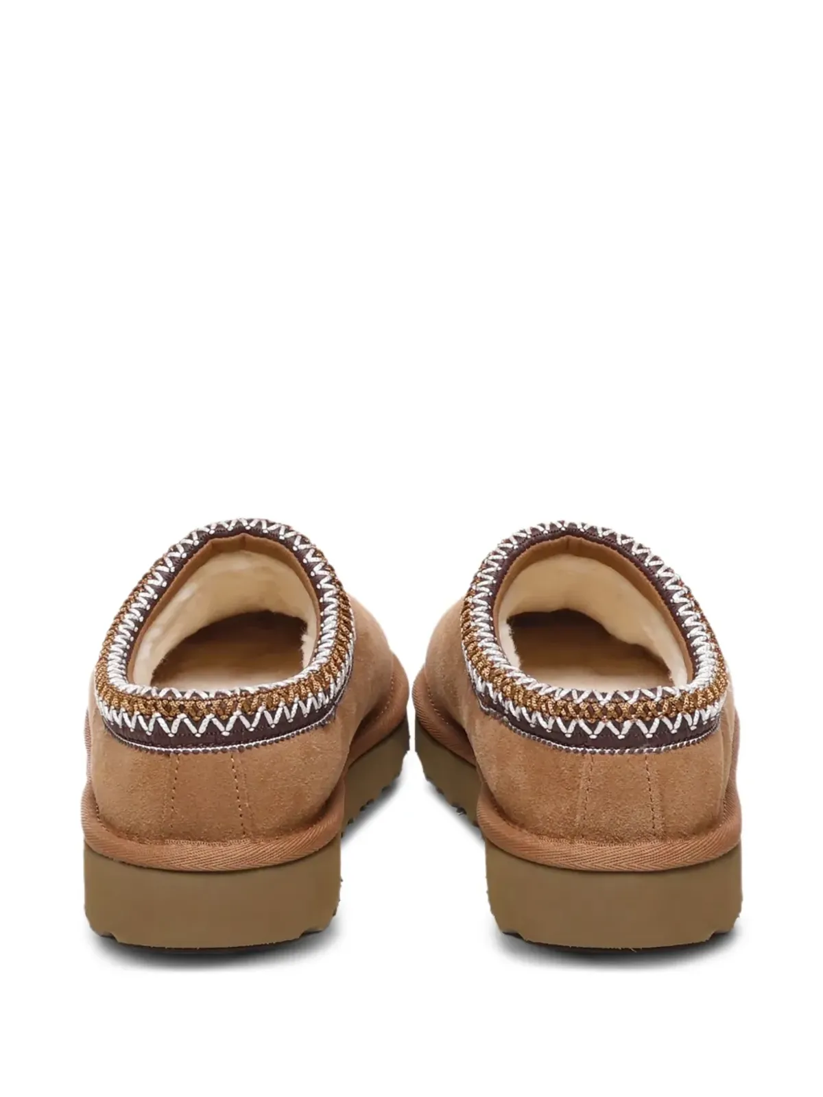 UGG 編み込みトリム スエードスリッパ - 画像3