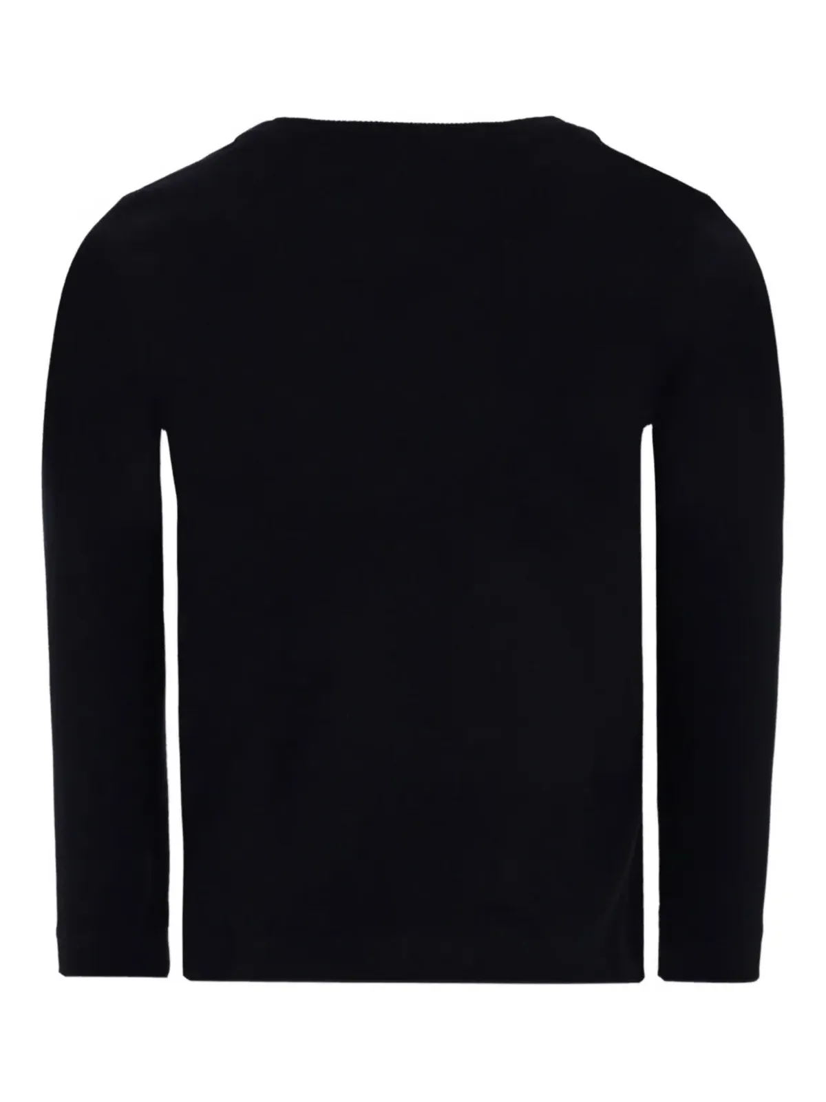 Moschino Kids teddy-print long-sleeve T-shirt - Black - 画像2