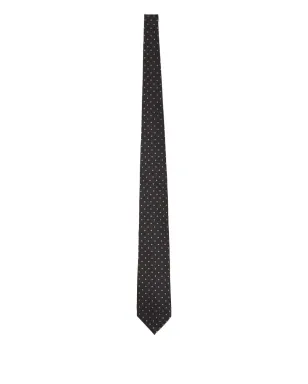 TOM FORD ドットプリントタイ - グレー - サムネイル1