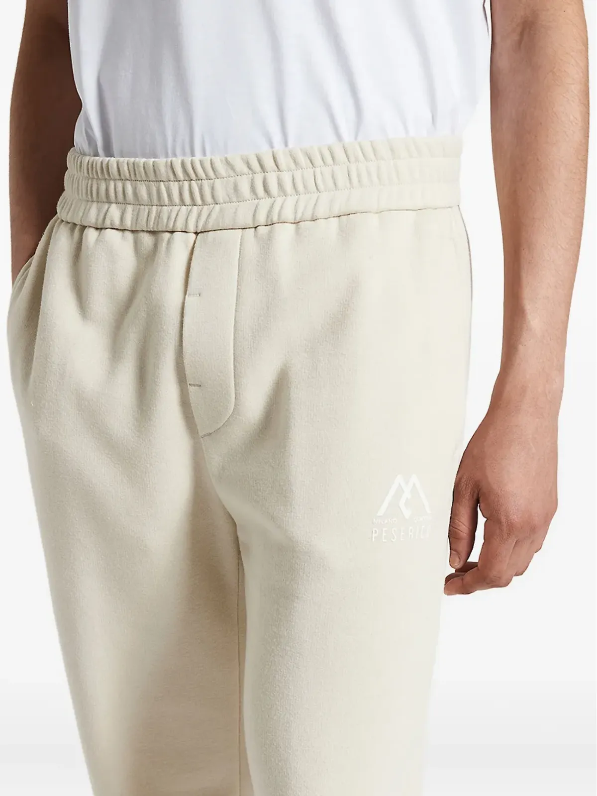 Peserico ウエストゴム付き ロゴ トラックパンツ - 画像5