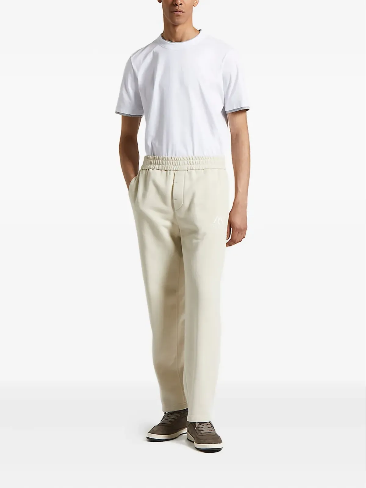 Peserico ウエストゴム付き ロゴ トラックパンツ - 画像2