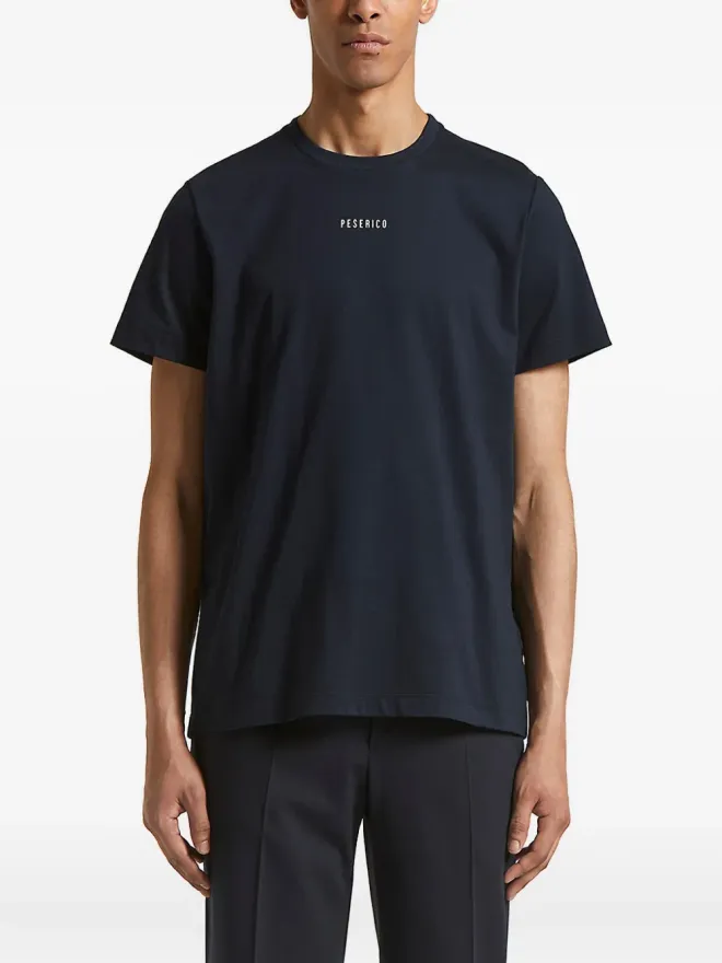 Peserico Peserico ロゴプリント クルーネック Tシャツの商品画像