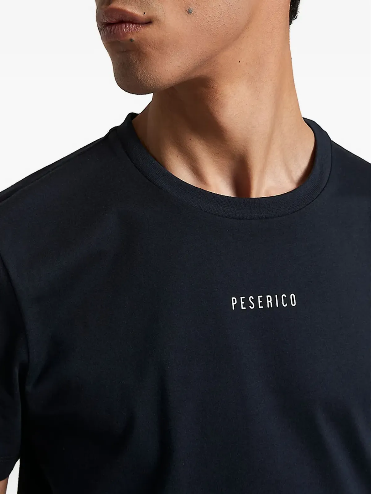 Peserico ロゴプリント クルーネック Tシャツ - 画像4