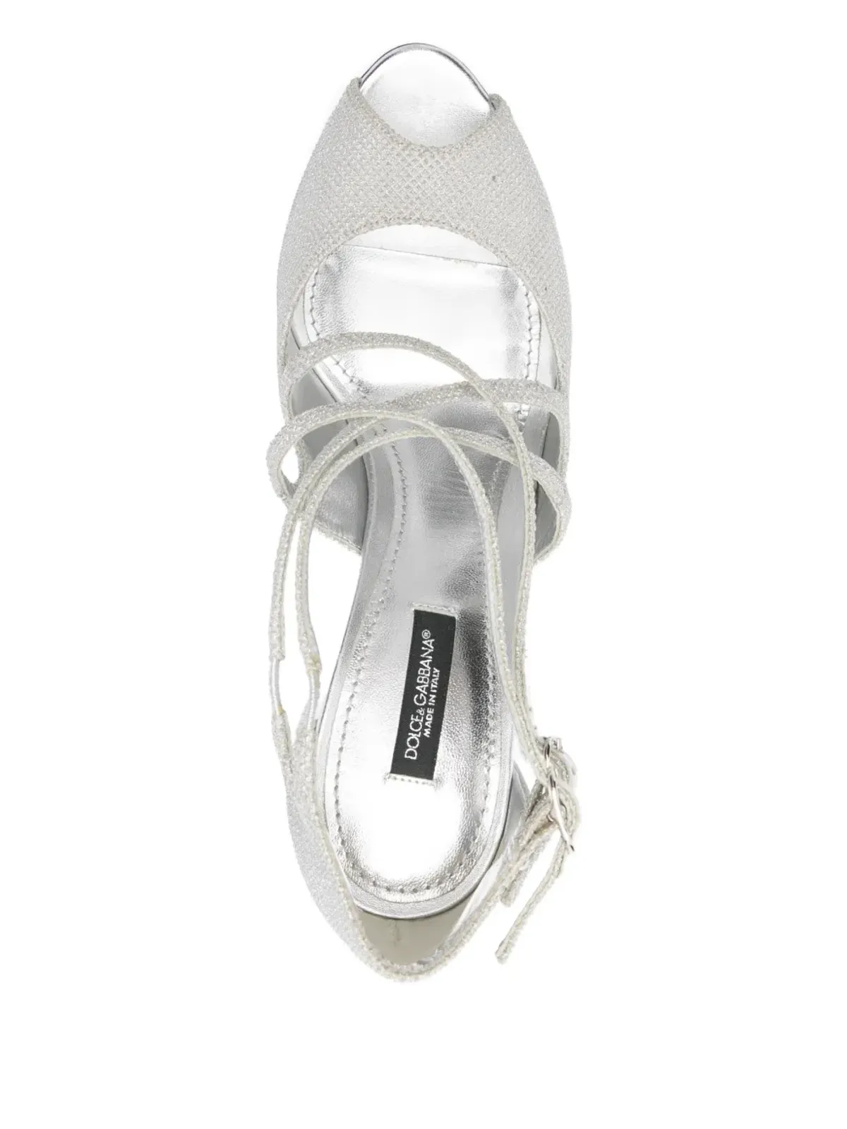 Dolce & Gabbana Pre-Owned ストラップ付きバックルサンダル - 画像4