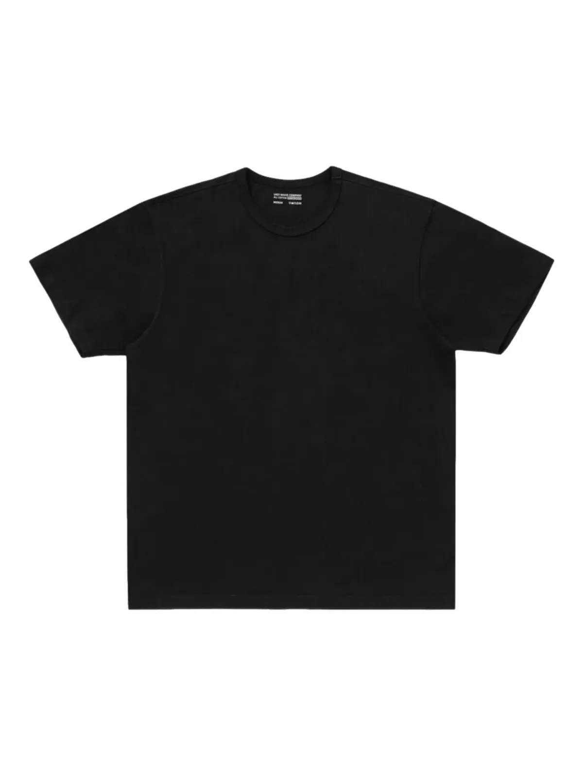 Lady White Co. クルーネック コットン Tシャツ - ブラック - 画像4