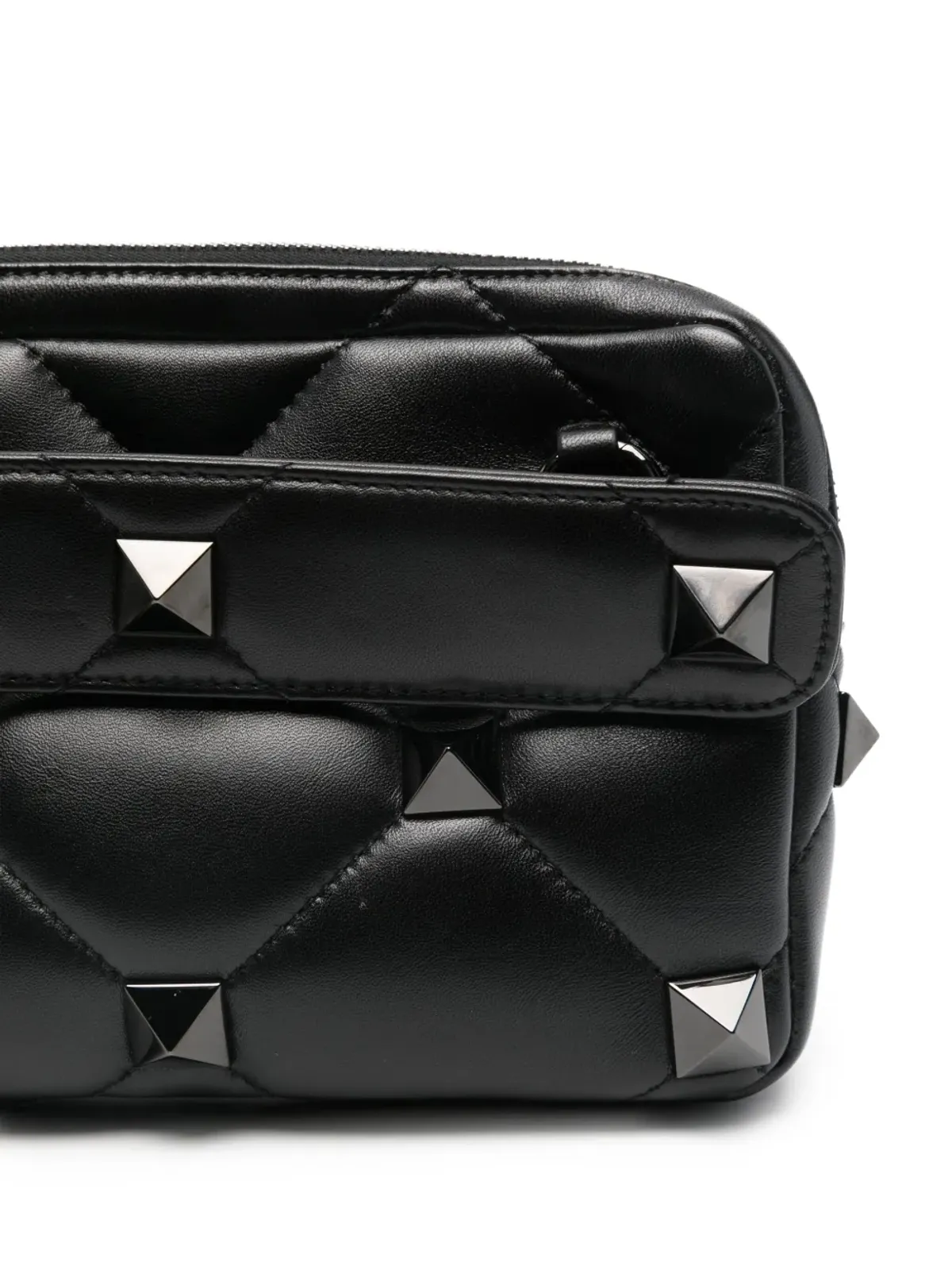 Valentino Garavani Pre-Owned ローマンスタッド ダイヤモンドキルティング ショルダーバッグ - 画像3