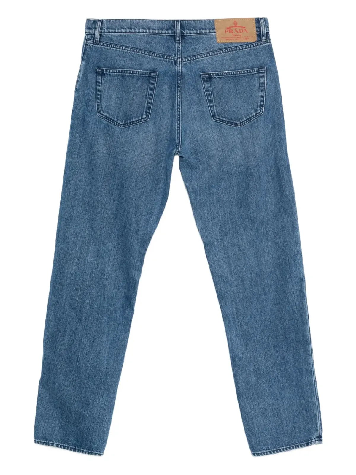 Prada Pre-Owned トライアングルロゴ ジーンズ - 画像2