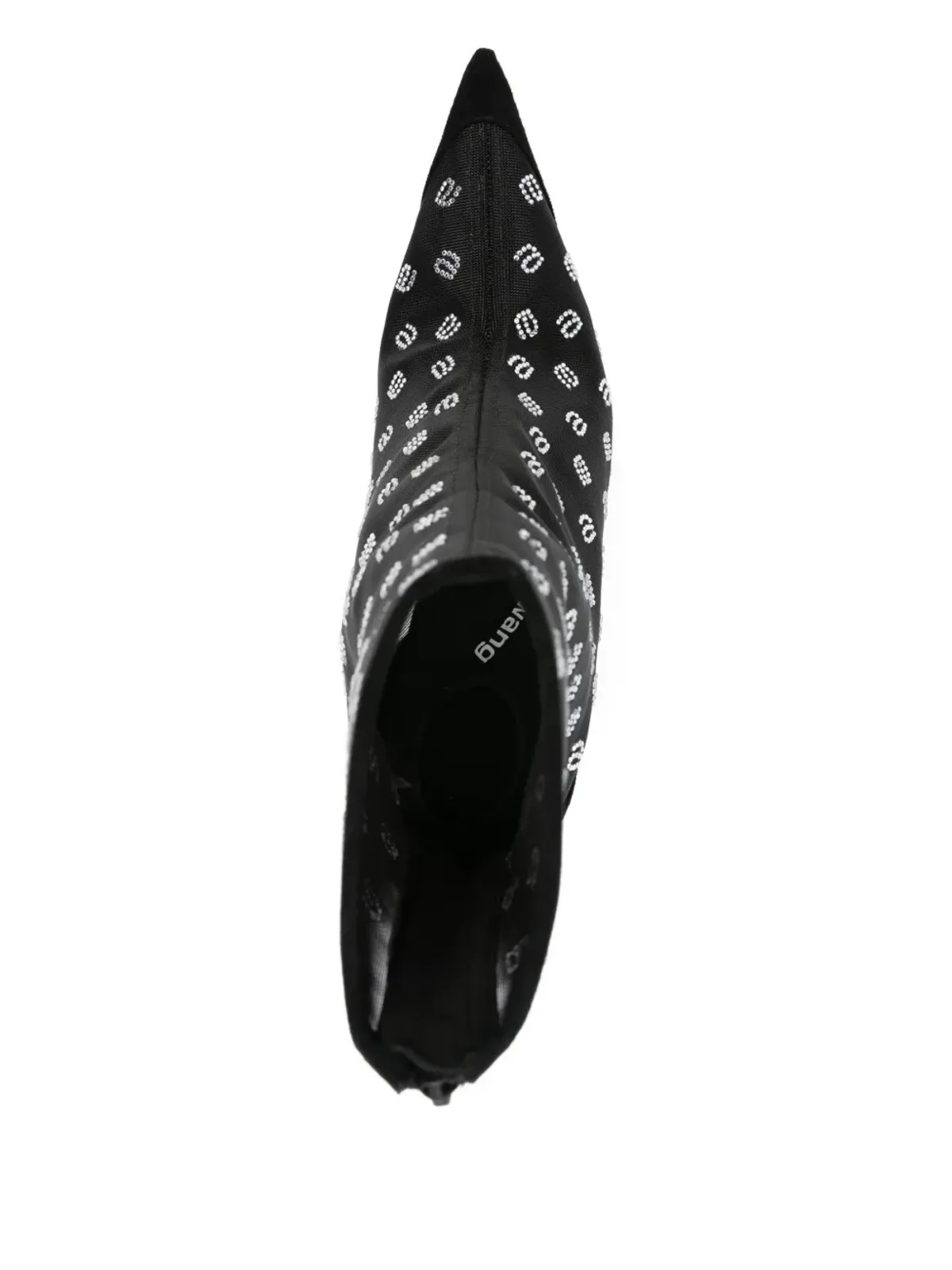 Alexander Wang ビンテージ 100mm クリスタル装飾ブーツ - 画像4