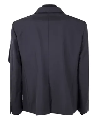 sacai ジップディテール2ボタンジャケット - サムネイル2