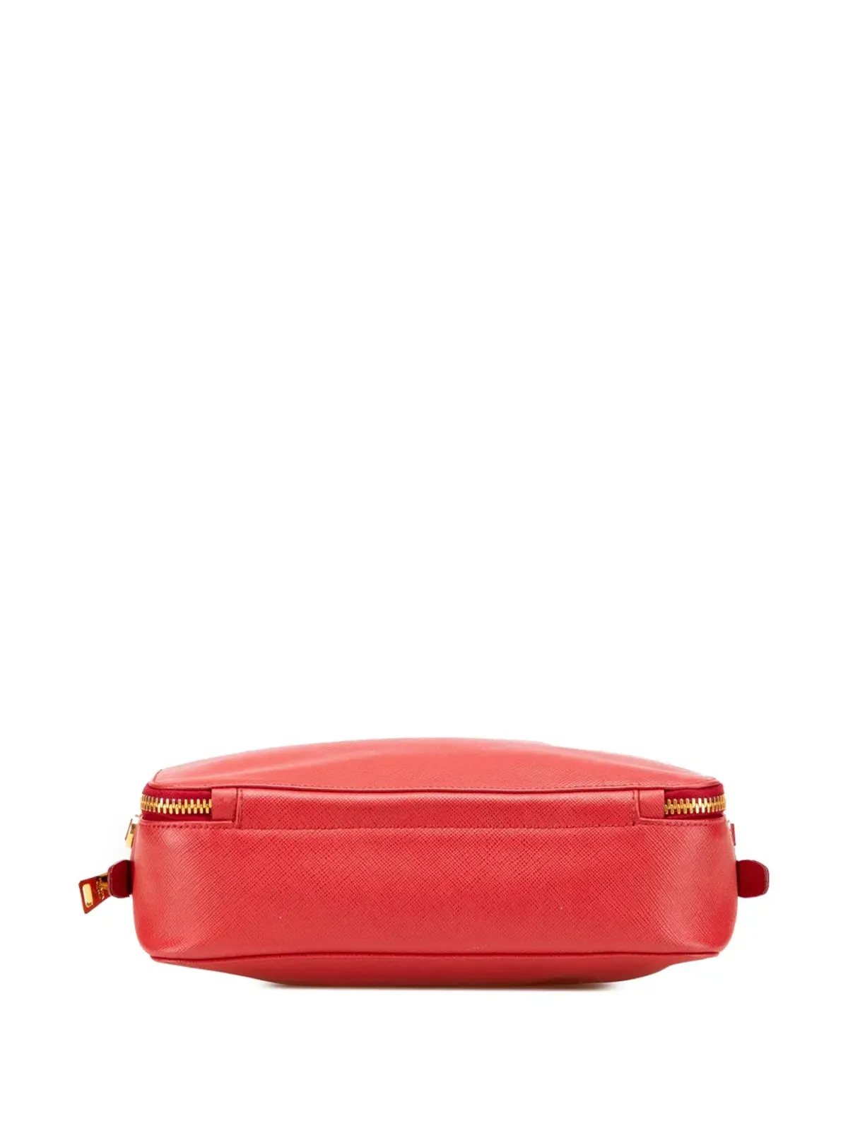 Prada Pre-Owned サフィアーノ ダブルジップ クロスボディバッグ - レッド - 画像4