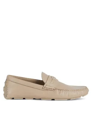 Gucci インターロッキングGロゴ レザー ローファー - Neutrals - サムネイル1