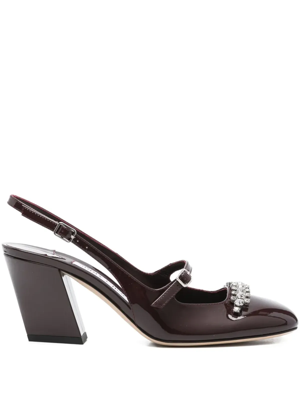 Jimmy Choo Belinda クリスタル装飾スリングバックパンプス - 画像1
