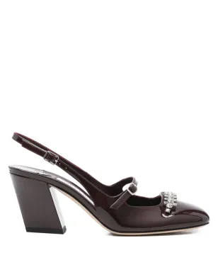 Jimmy Choo Belinda クリスタル装飾スリングバックパンプス - サムネイル1