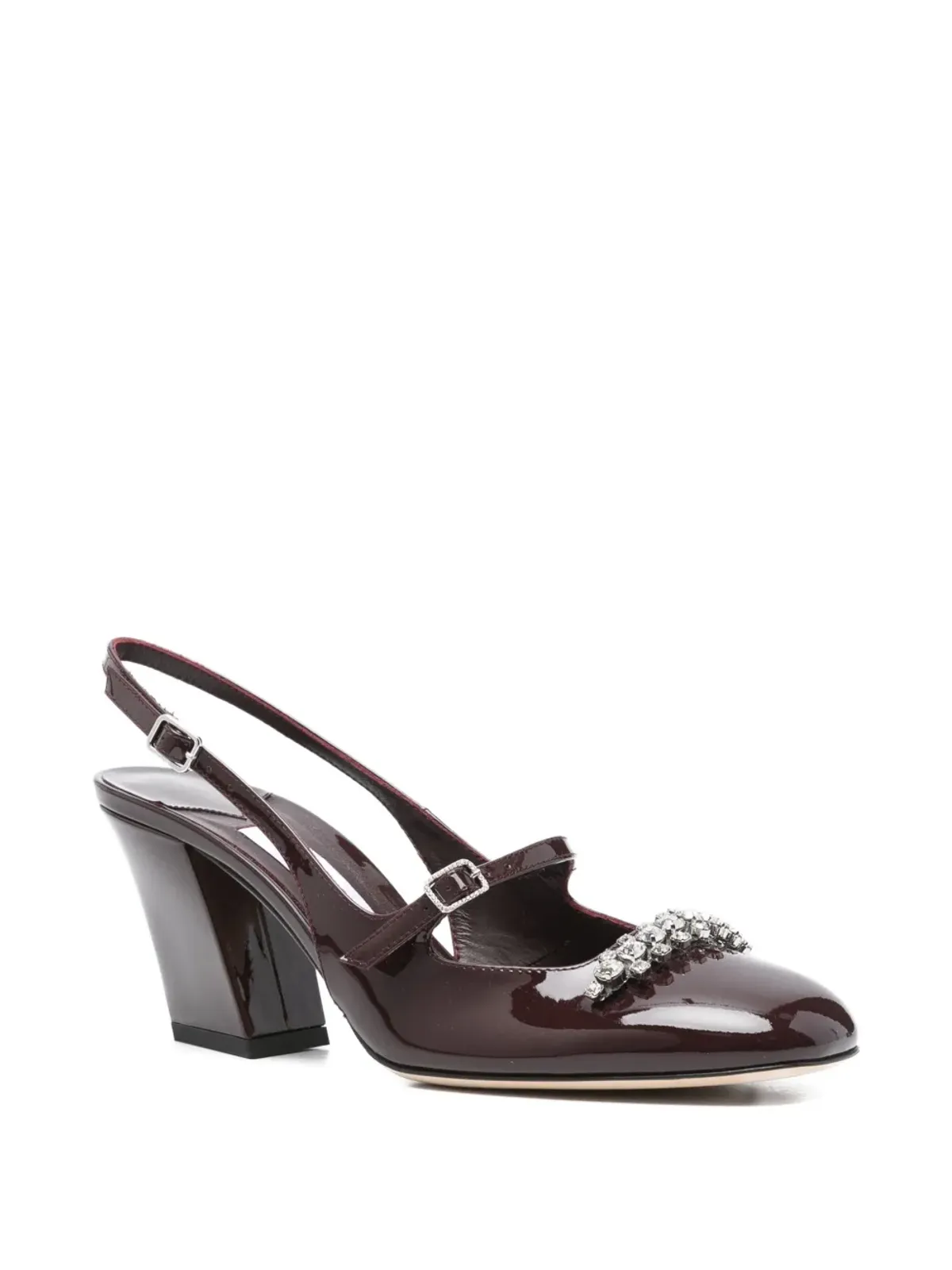 Jimmy Choo Belinda クリスタル装飾スリングバックパンプス - 画像2