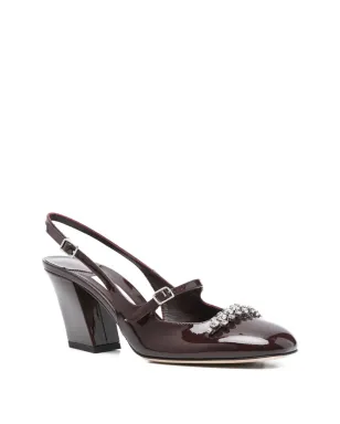 Jimmy Choo Belinda クリスタル装飾スリングバックパンプス - サムネイル2