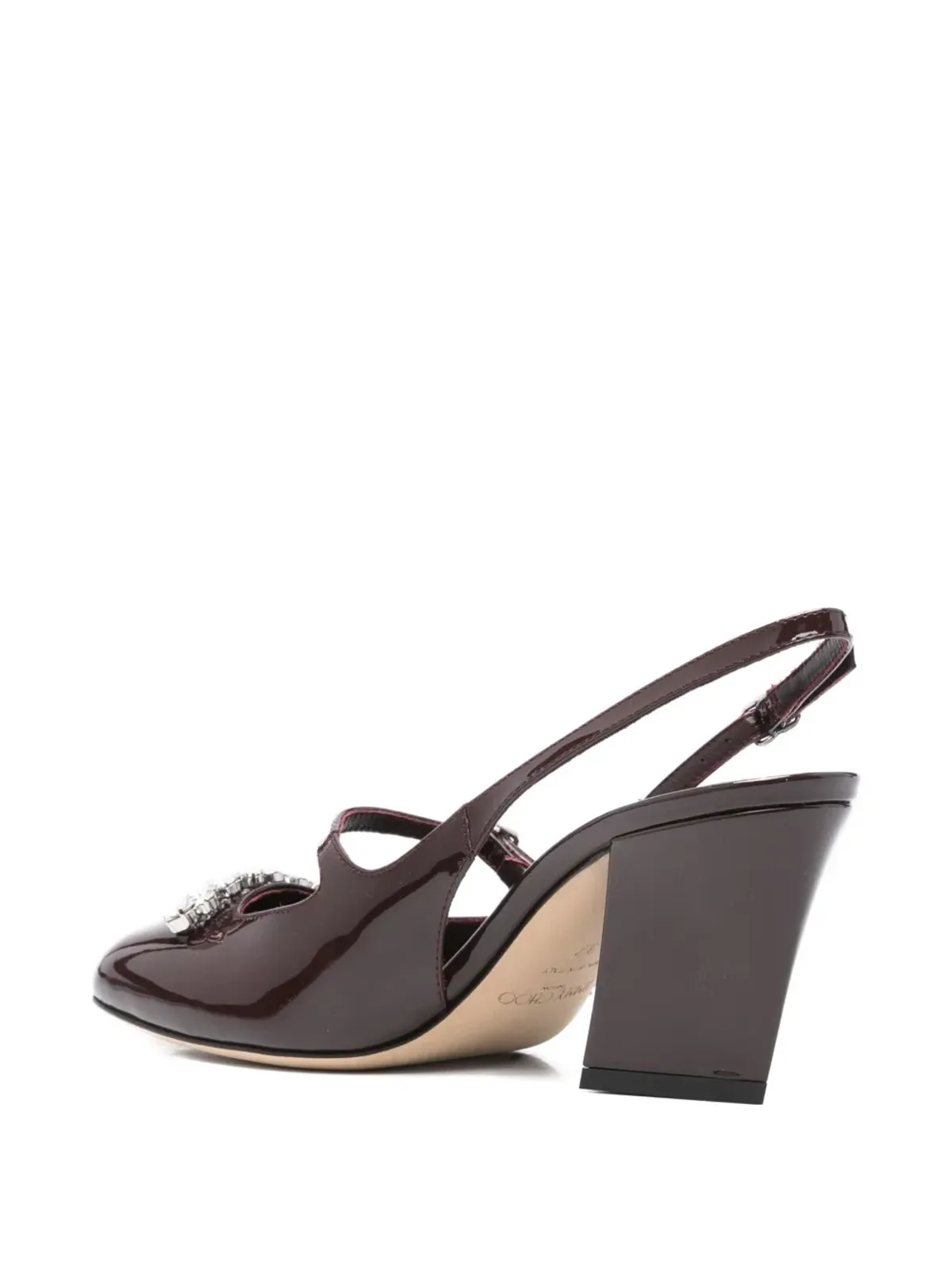 Jimmy Choo Belinda クリスタル装飾スリングバックパンプス - 画像3