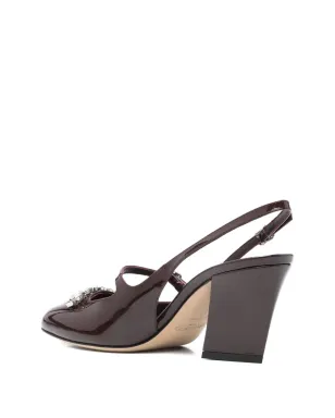 Jimmy Choo Belinda クリスタル装飾スリングバックパンプス - サムネイル3