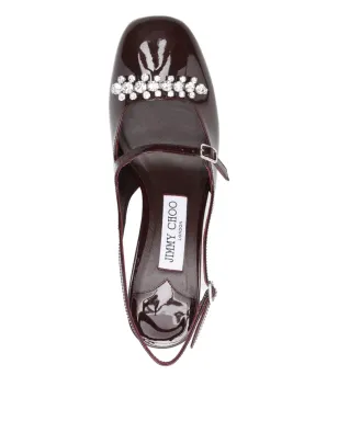 Jimmy Choo Belinda クリスタル装飾スリングバックパンプス - サムネイル4