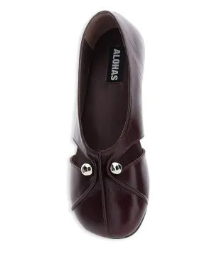 ALOHAS カットアウトレザー バレエフラット - サムネイル4