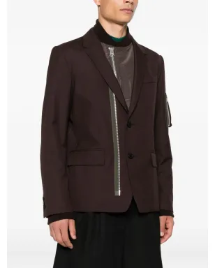sacai ジップディテール ブレザー - サムネイル3