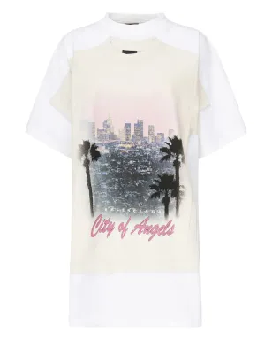 Balenciaga シティプリント パネル入り Tシャツ - サムネイル1