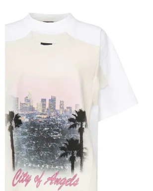 Balenciaga シティプリント パネル入り Tシャツ - サムネイル3