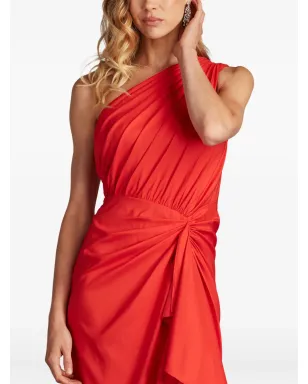 Tadashi Shoji ワンショルダーフリルドレス - サムネイル4
