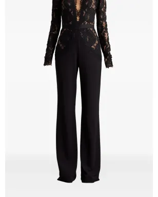 Tadashi Shoji レースパネル入りジャンプスーツ - サムネイル3