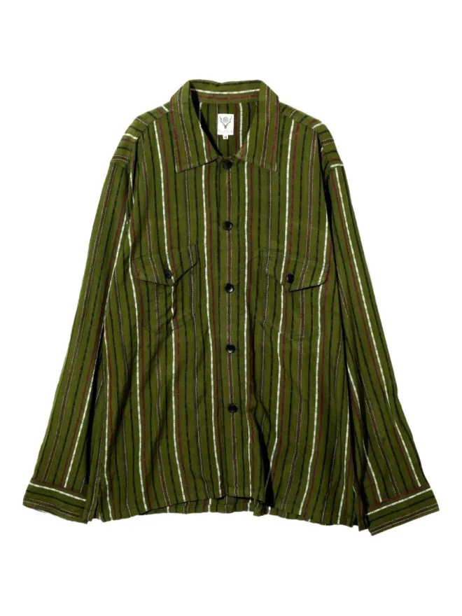South2 West8 SOUTH2 WEST8 ストライプポケットシャツの商品画像