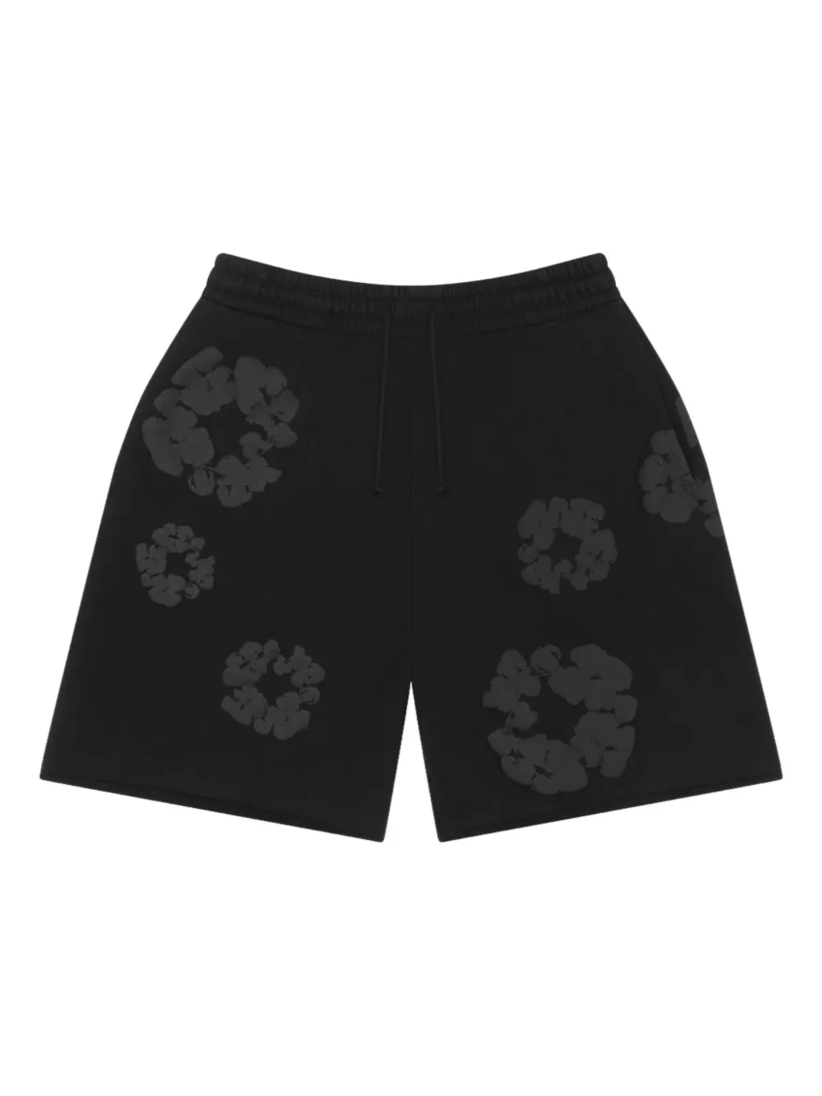 Denim Tears Mono Wreath ブラック Bermudaショーツ - 画像1