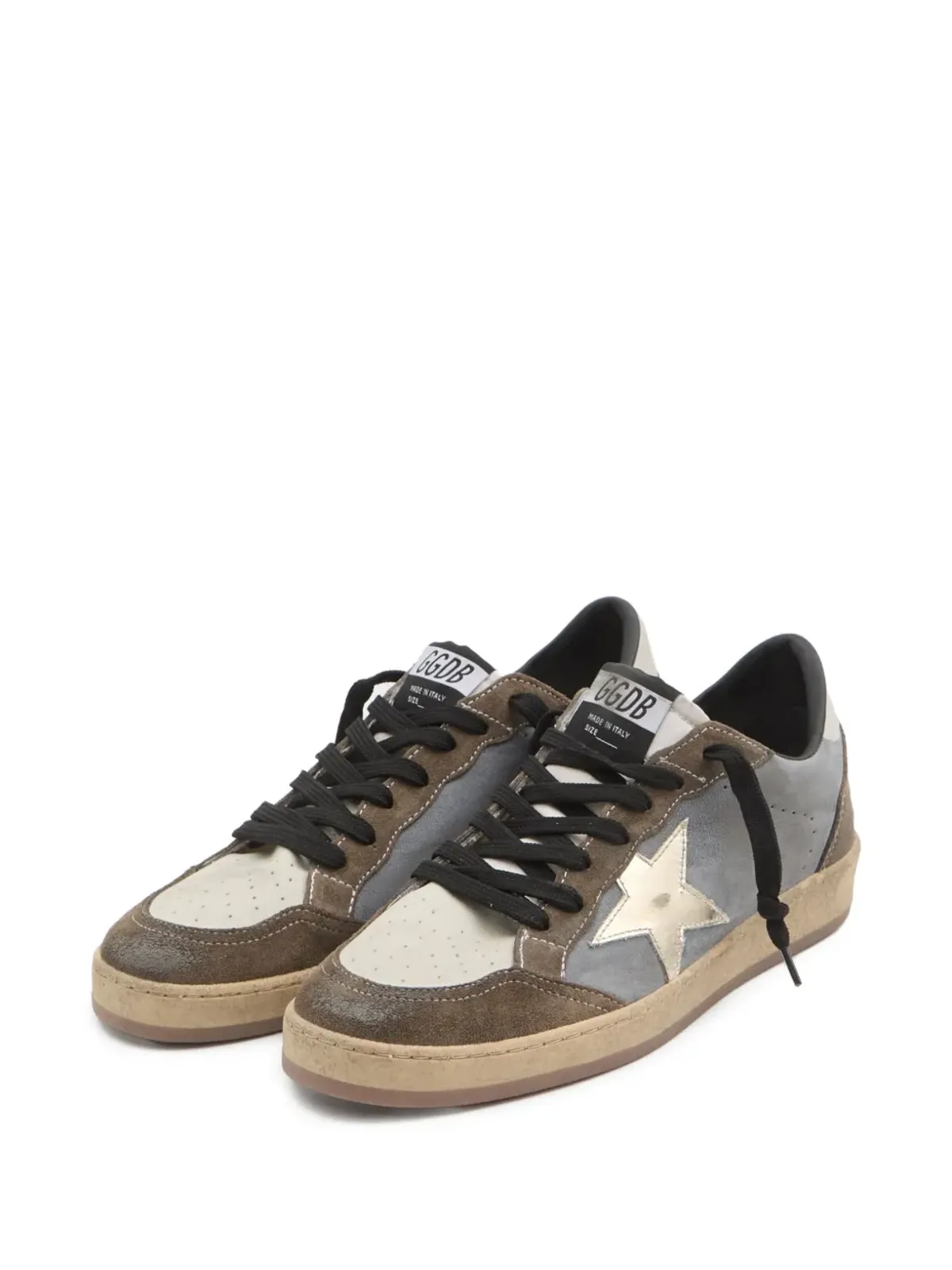 Golden Goose Ball Star スウェードスニーカー - グレー - 画像2