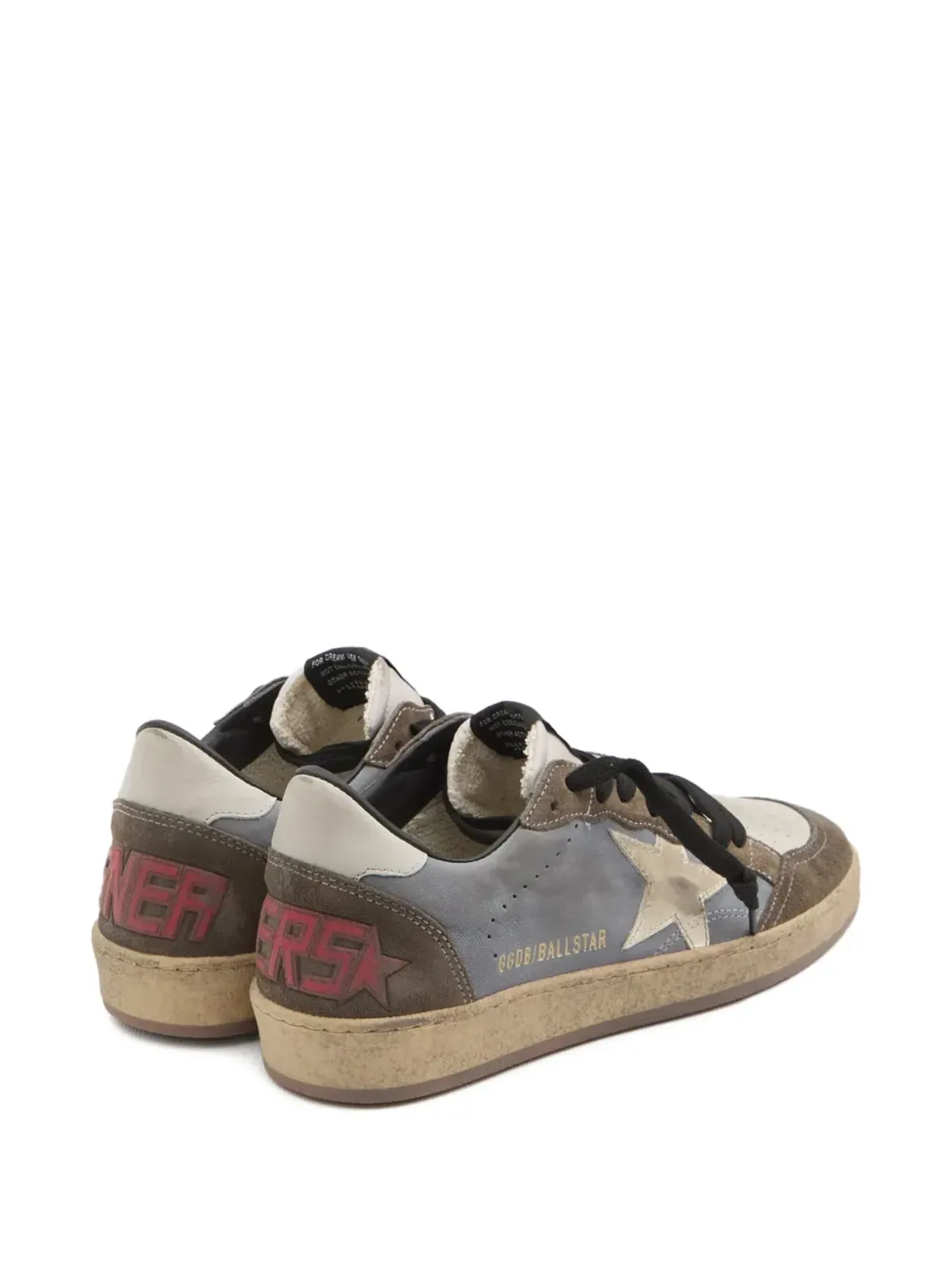 Golden Goose Ball Star スウェードスニーカー - グレー - 画像4