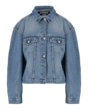 Jacquemus ベルト付きデニムジャケット - サムネイル1