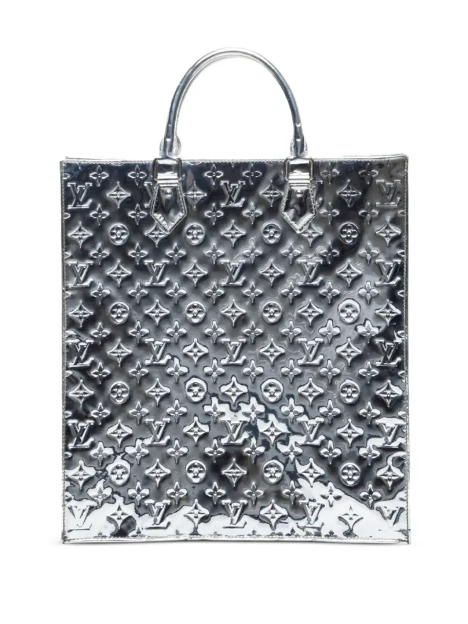 Louis Vuitton Pre-Owned Louis Vuitton Pre-Owned ミロワール・サック・プラット レザー トートバッグ - シルバーの商品画像