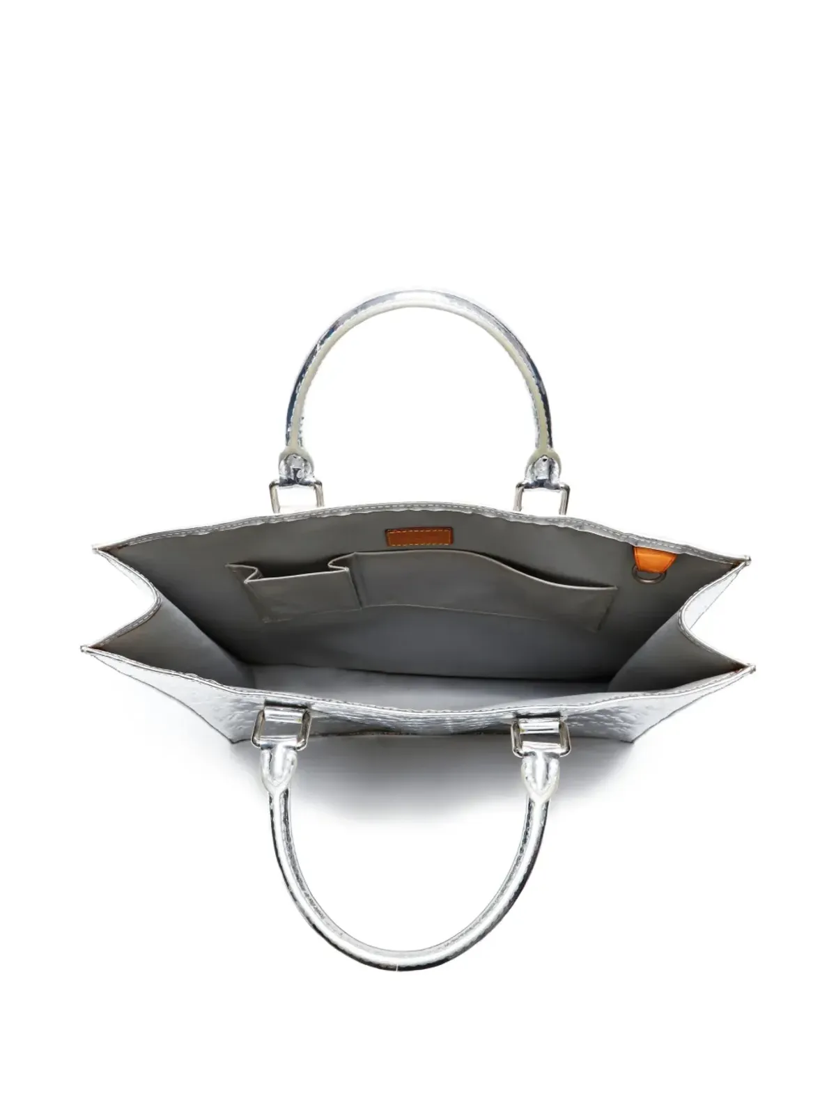 Louis Vuitton Pre-Owned ミロワール・サック・プラット レザー トートバッグ - シルバー - 画像5