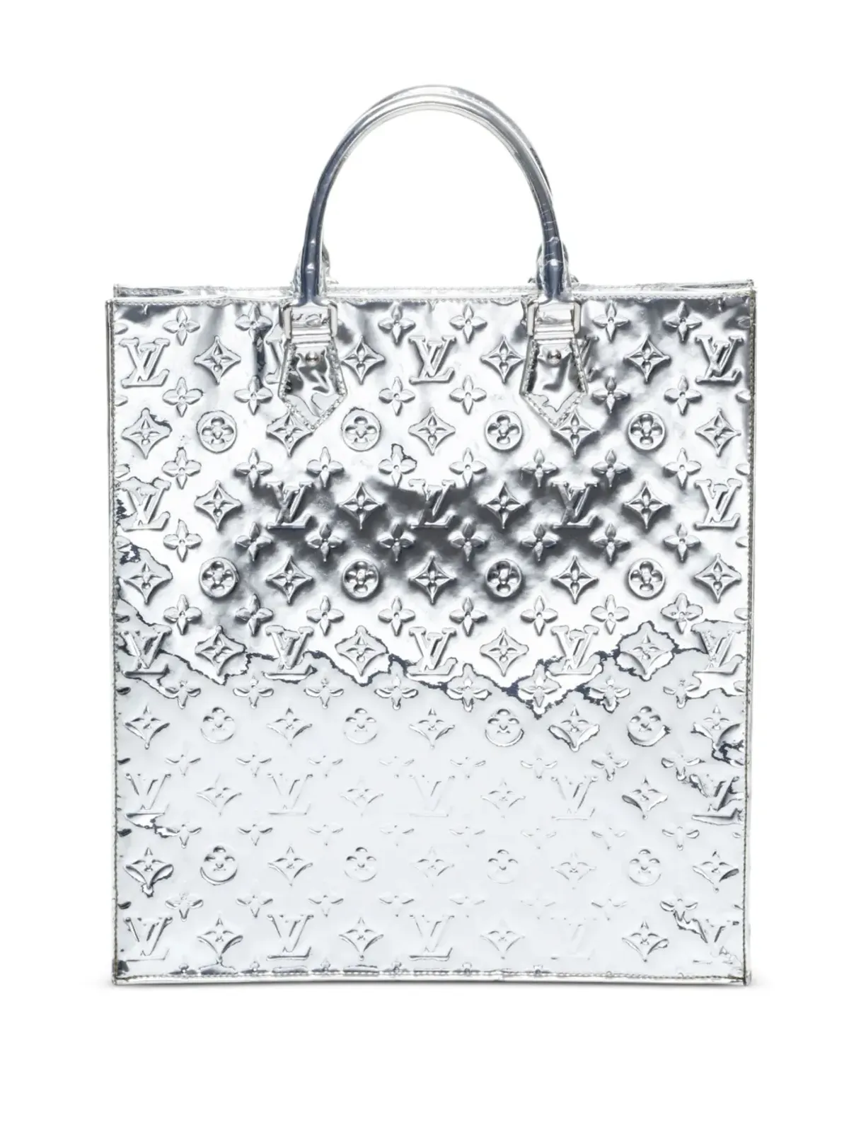 Louis Vuitton Pre-Owned ミロワール・サック・プラット レザー トートバッグ - シルバー - 画像2