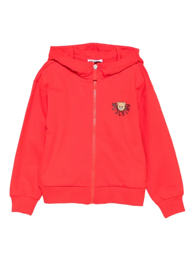 Moschino Kids Moschino Kids テディベア ジップアップフーディの商品画像