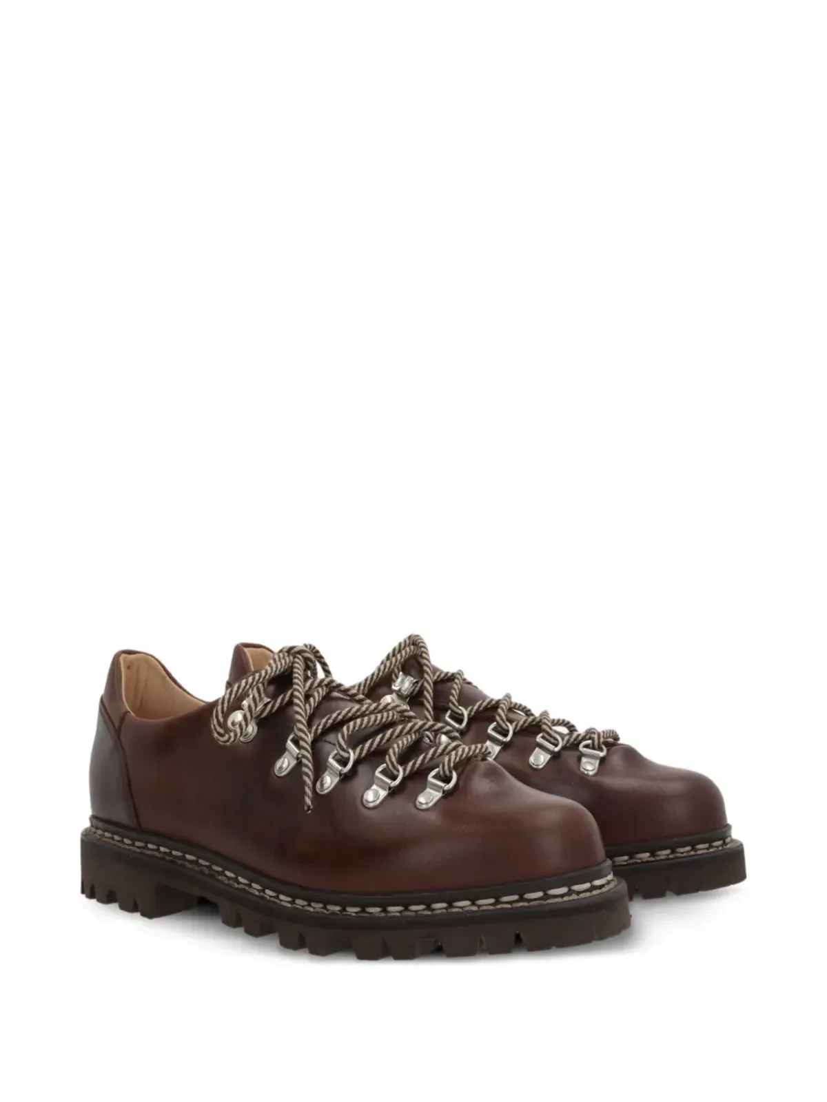 Paraboot leather derby shoes - Brown - 画像2