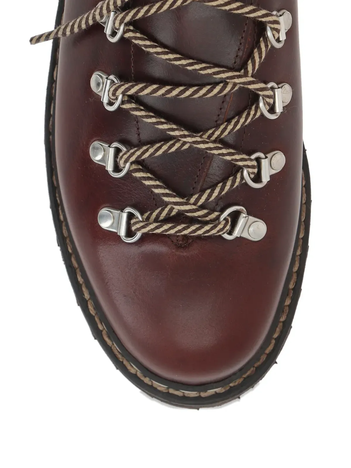 Paraboot leather derby shoes - Brown - 画像4