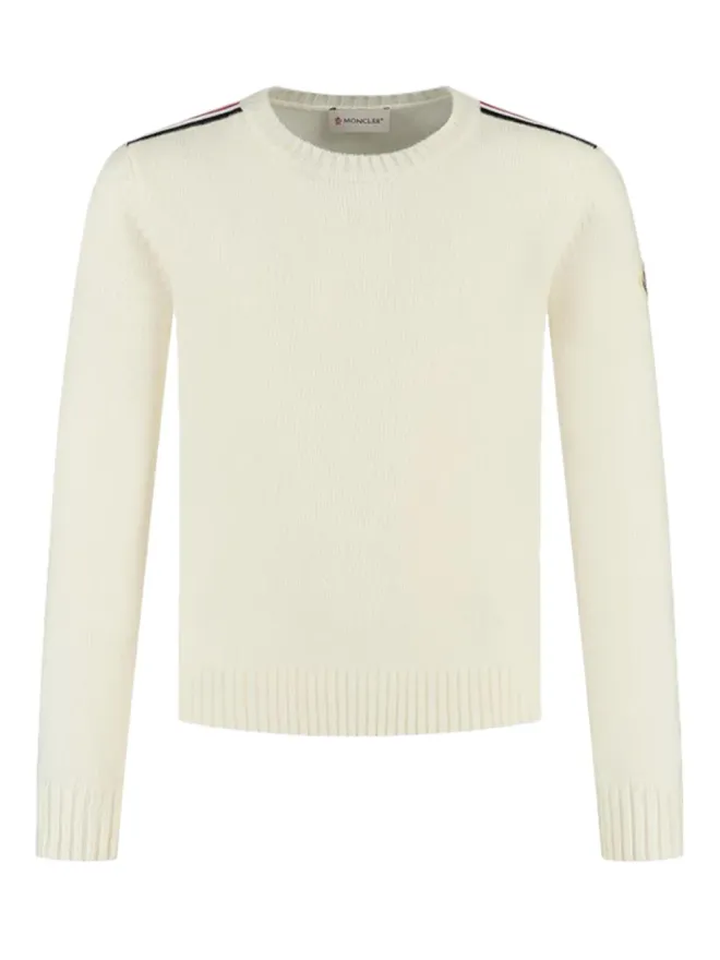 Moncler Enfant Moncler Enfant ストライプディテール クルーネックセーターの商品画像