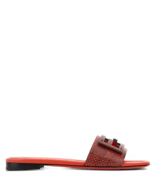 FENDI バゲットレザーサンダル - サムネイル1