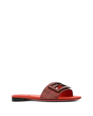 FENDI バゲットレザーサンダル - サムネイル2